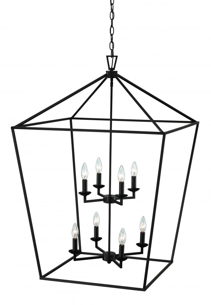 8LT PENDANT-XL-BIRD CAGE-ROB